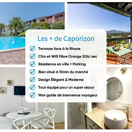Apartment Caporizon-baillenia-t1 Vue Montagne - Piscine St Jean De Luz *